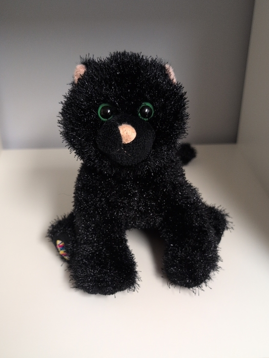 GANZ Other - 💜2/$20💜 Webkinz Black Cat Collectible Plush Ganz No Code Y2K
